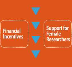 Financial Incentives　Support for Female Researchers