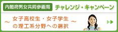 内閣府男女共同参画局チャレンジ・キャンペーン